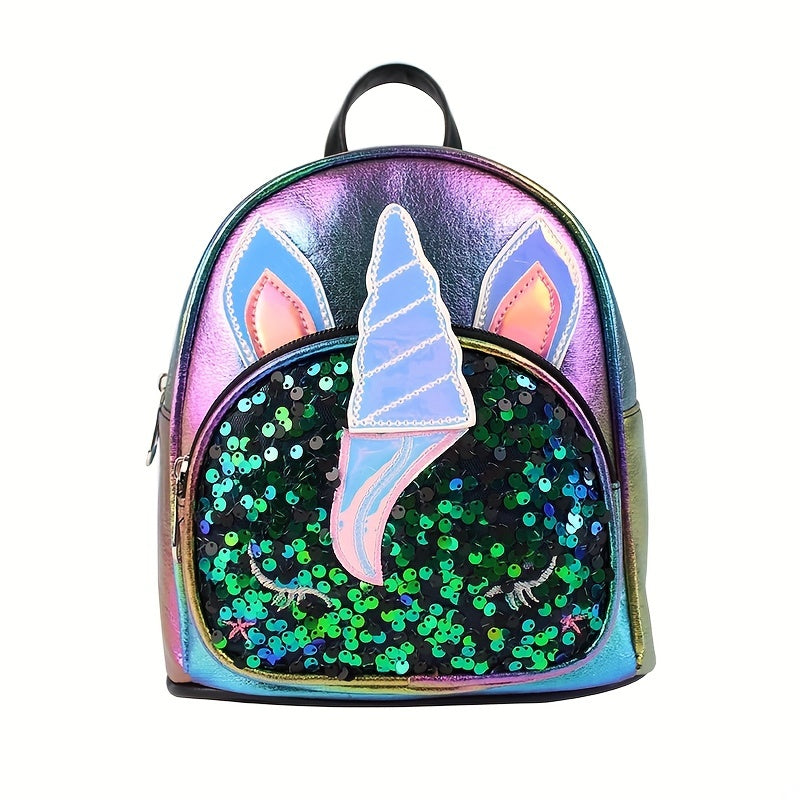 Sequin Unicorn Shoulder Backpack for Kids
