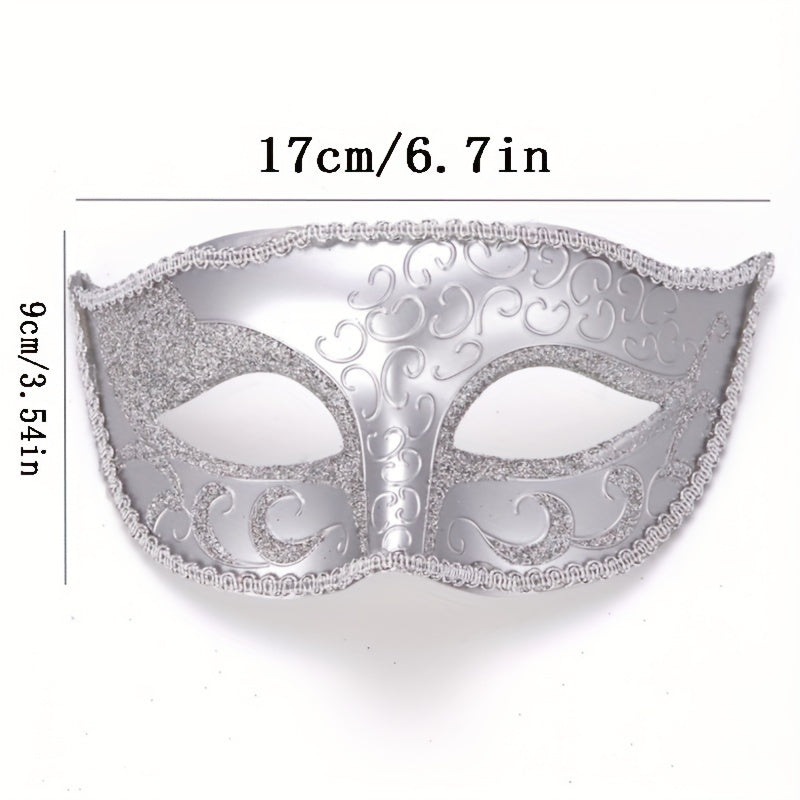 Retro Roman Masquerade Half Face Decoration for Masquerade Ball Halloween