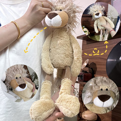 Yellow Lion Plush Toy - Soft & Cuddly Gift for Kids