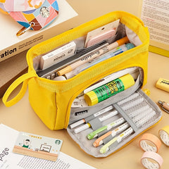 Large Capacity Pencil Case for Students Middle High School Office Supplies