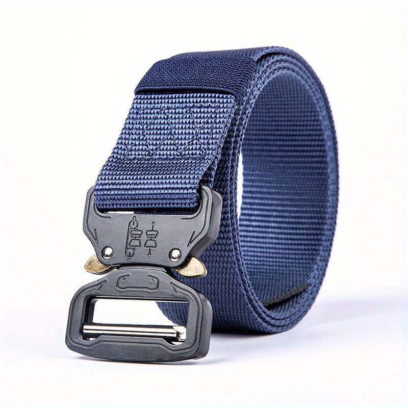 Men's Nylon Leather Canvas Pants Belt Extended Leather Belt