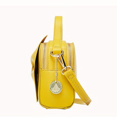 Solid Bowknot Crossbody Satchel Bag