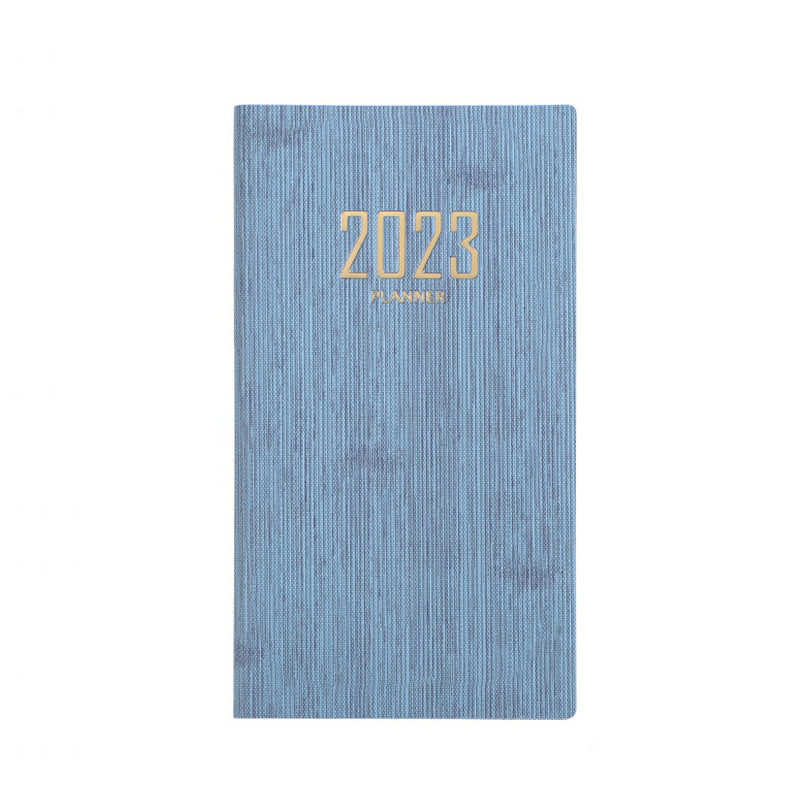 A6 Leather Daily Planner Notebook 60 Sheets