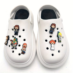 25pcs PVC Cartoon Shoe Charm Buckle Sandal Clogs Accessories