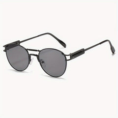 Men's UV Protection Round Frame Sports Sunglasses
