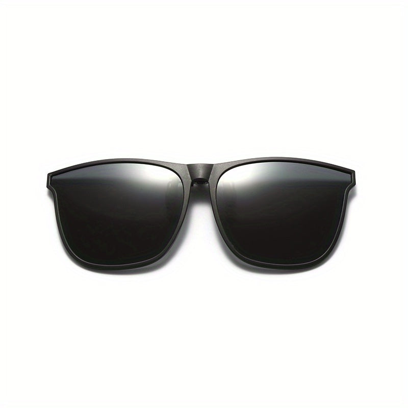 Clip on Sunglasses Polarized TR90 Frame Lightweight Flip Up Driving Fishing