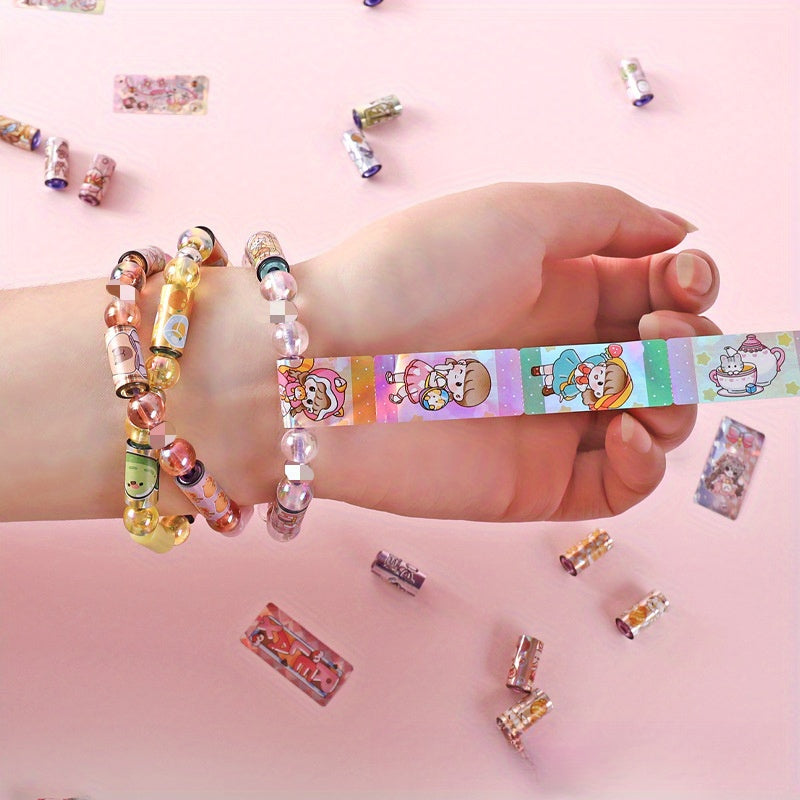 Wearable Shared Sticker Bracelet - Random One Character - DIY Sticker Bracelet