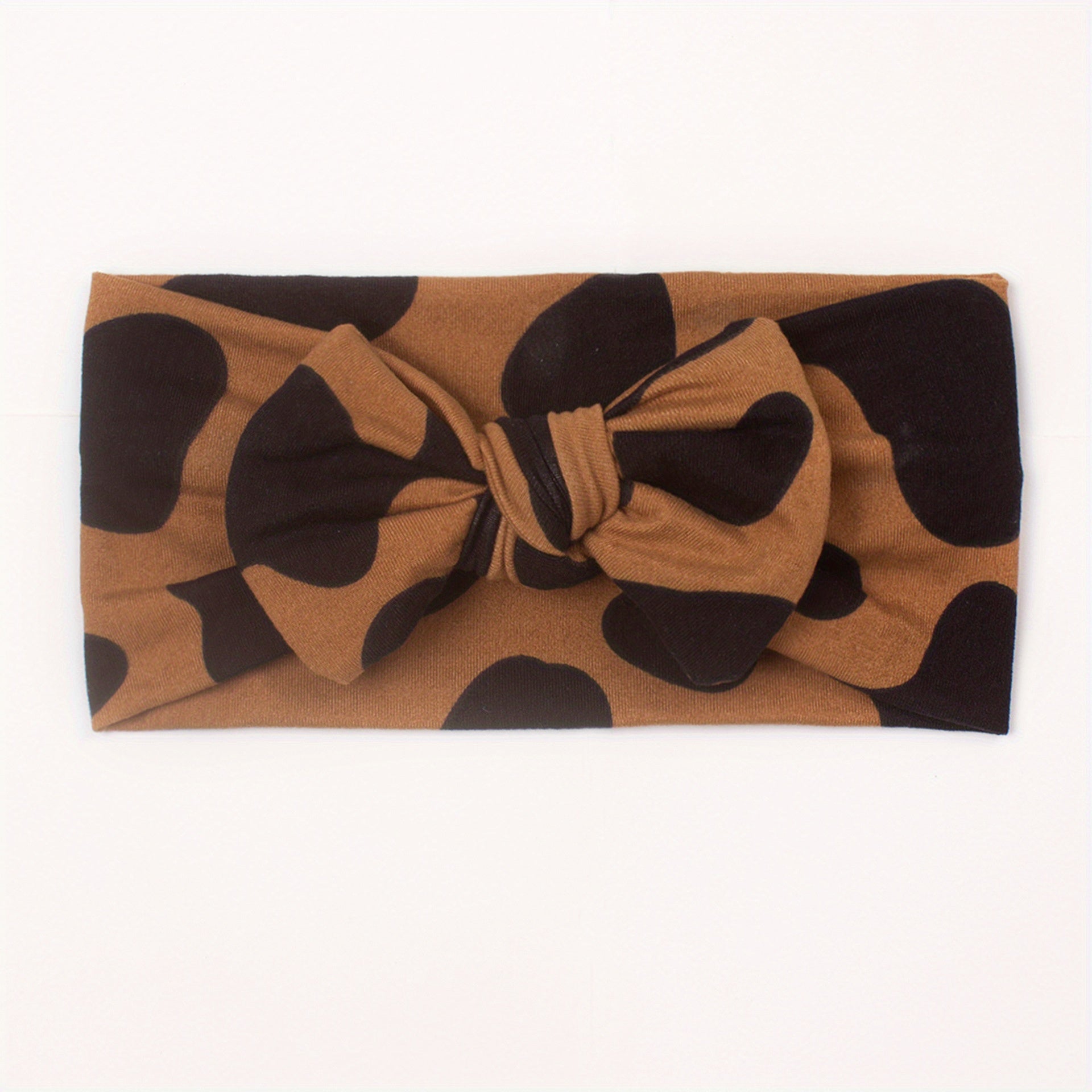 Leopard Bow Headband for Babies Girls
