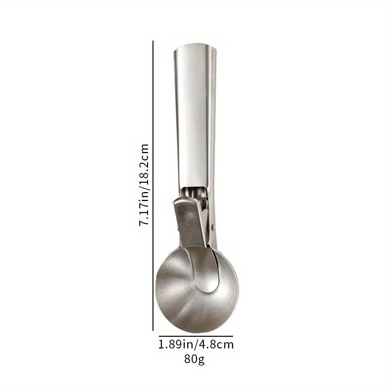 Stainless Steel Ice Cream Spoon for Perfectly Scooped Ice Balls