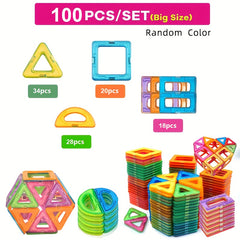 Multicolor Magnetic Building Blocks Set