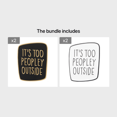 Alloy Pin Introv. Crowd Social Phobia Board