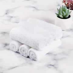2pcs Quick Drying Washcloth Small Square Towel for Home Bathroom