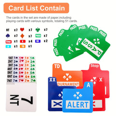 Bridge Bidding Boxes Set Of Four Bidding Device