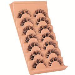 D Curling Wispy Lash Extensions Strip False Eyelashes