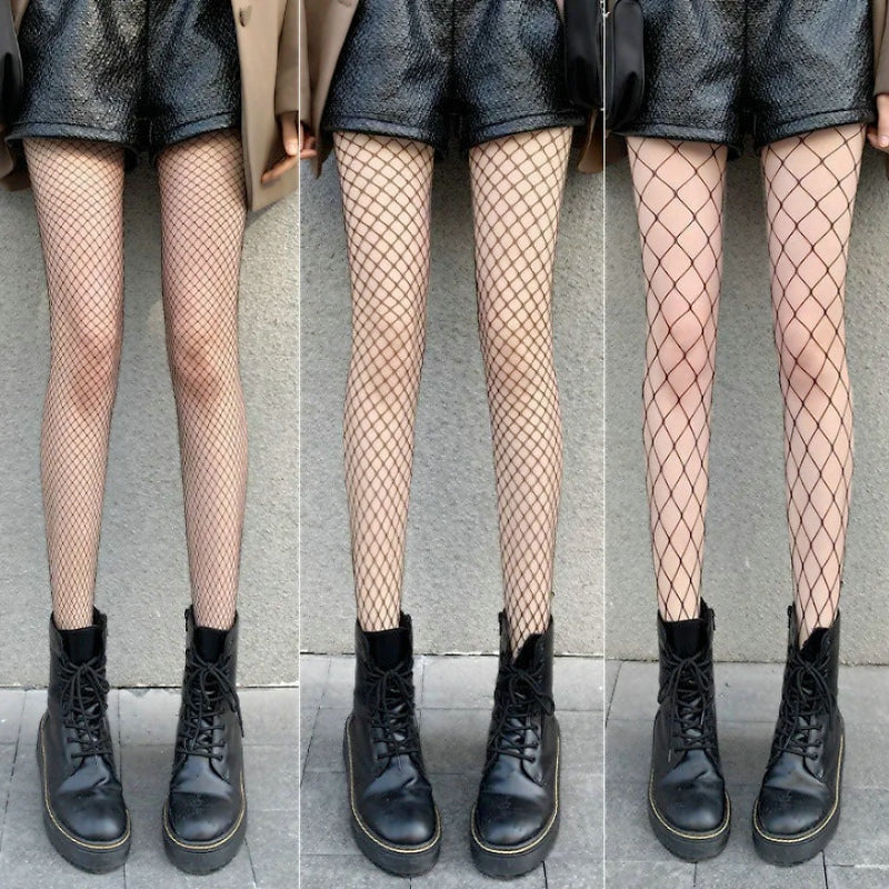 3 Pairs Women's Fishnet Stockings Tights