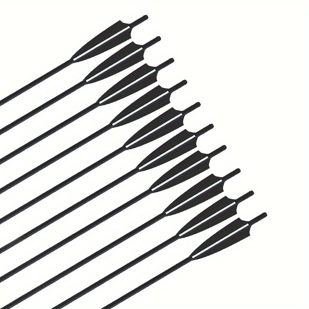 12pcs 18 inch Carbon Fiber Shield Feather Bowfishing Accessory