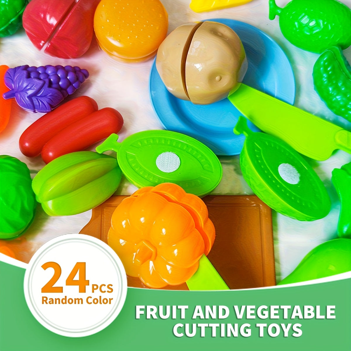Colorful Fruit Chopping Toy for Kids