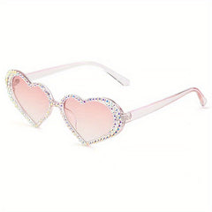 Men's Heart Shaped Sunglasses for Street Photography Party