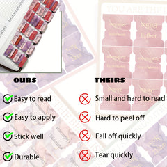 Bible Tabs 75 Tabs Laminated Bible Tabs For Women And Men Study Bible