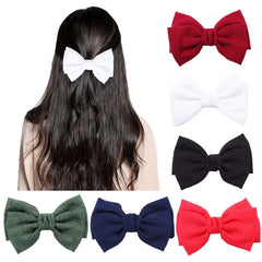 Fabric Knot Bow Hairclip Barrette Hair Accessories Headwear