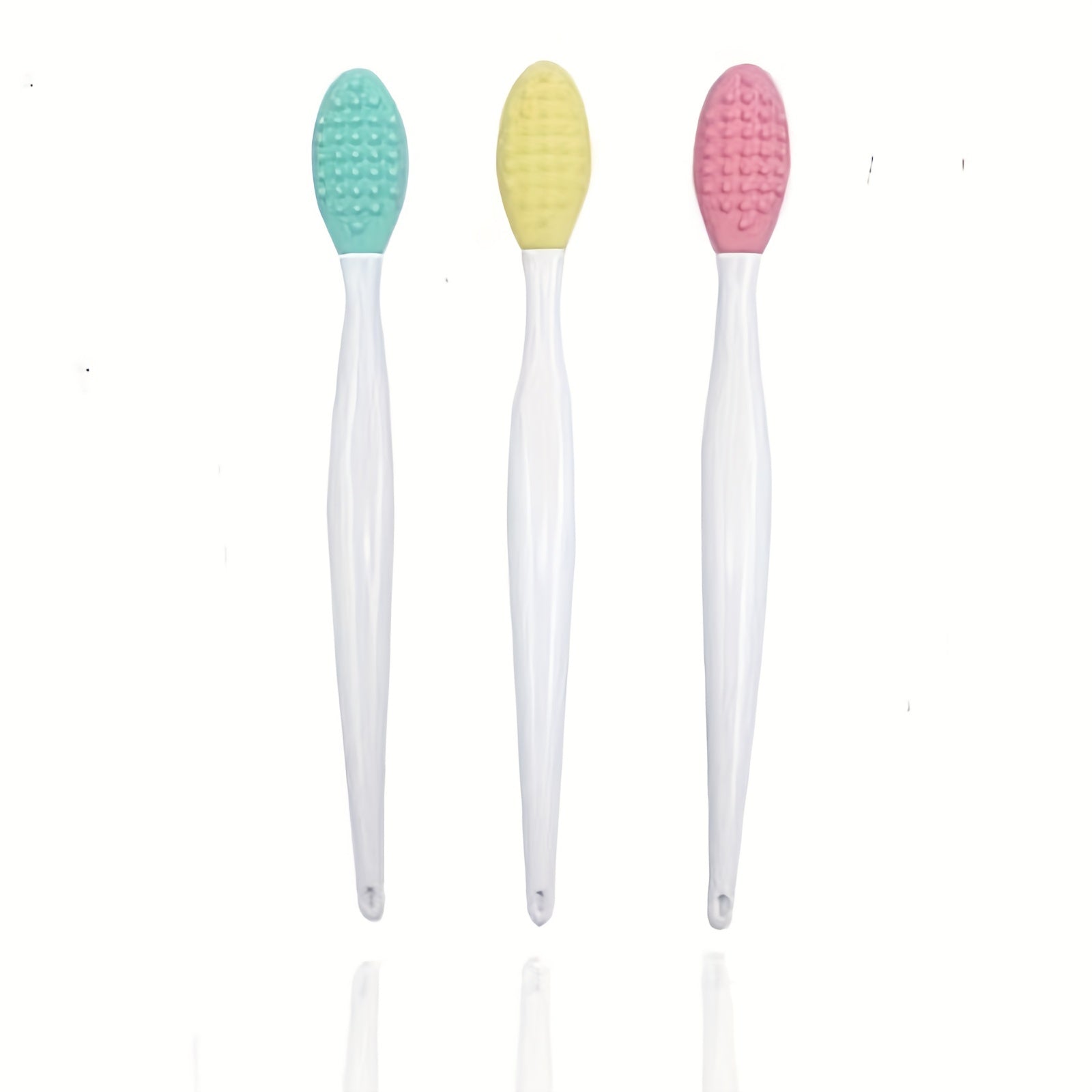Double Sided Silicone Lip Brush for Fuller Lips Exfoliating Tool