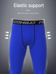 Men's 5pcs High Stretch Leggings Quick Dry Sports Compression Pants