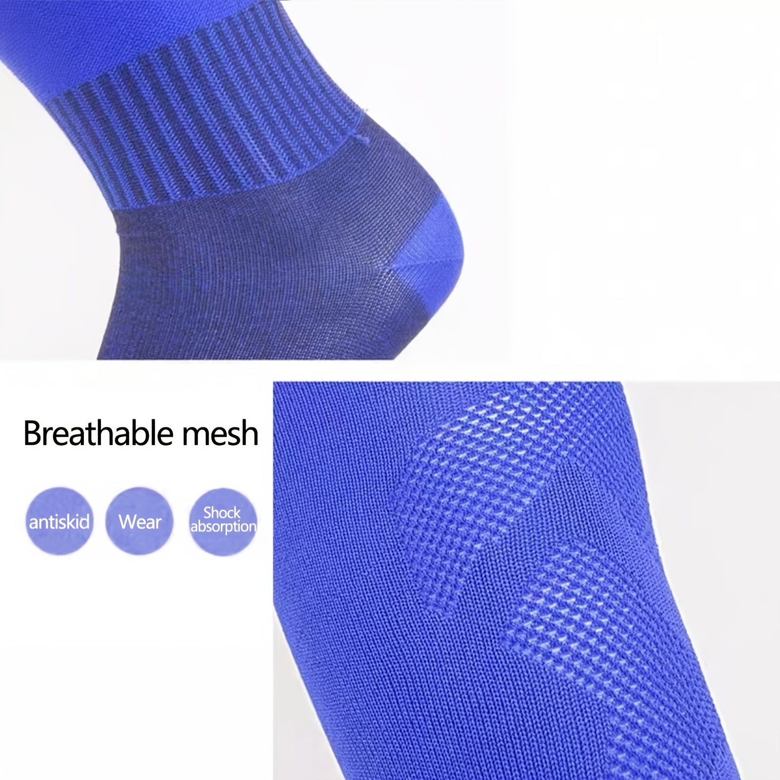 Unisex Thin Football Socks One Size 6-10