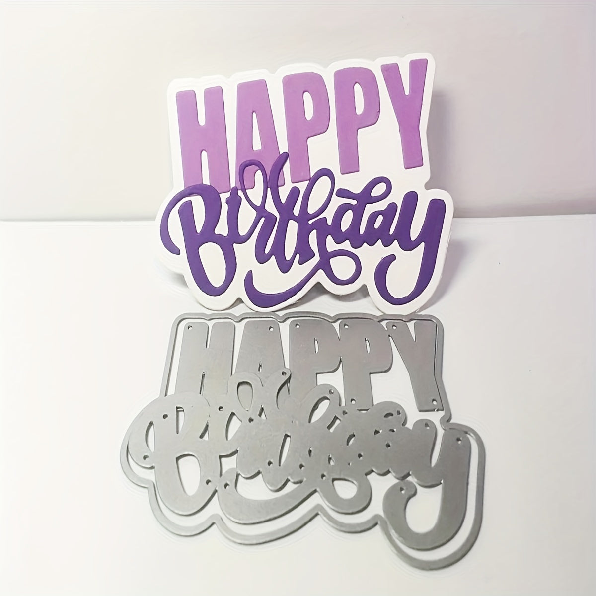 1pc Happy Birthday DIY Metal Embossing Scrapbooking Cutting Die