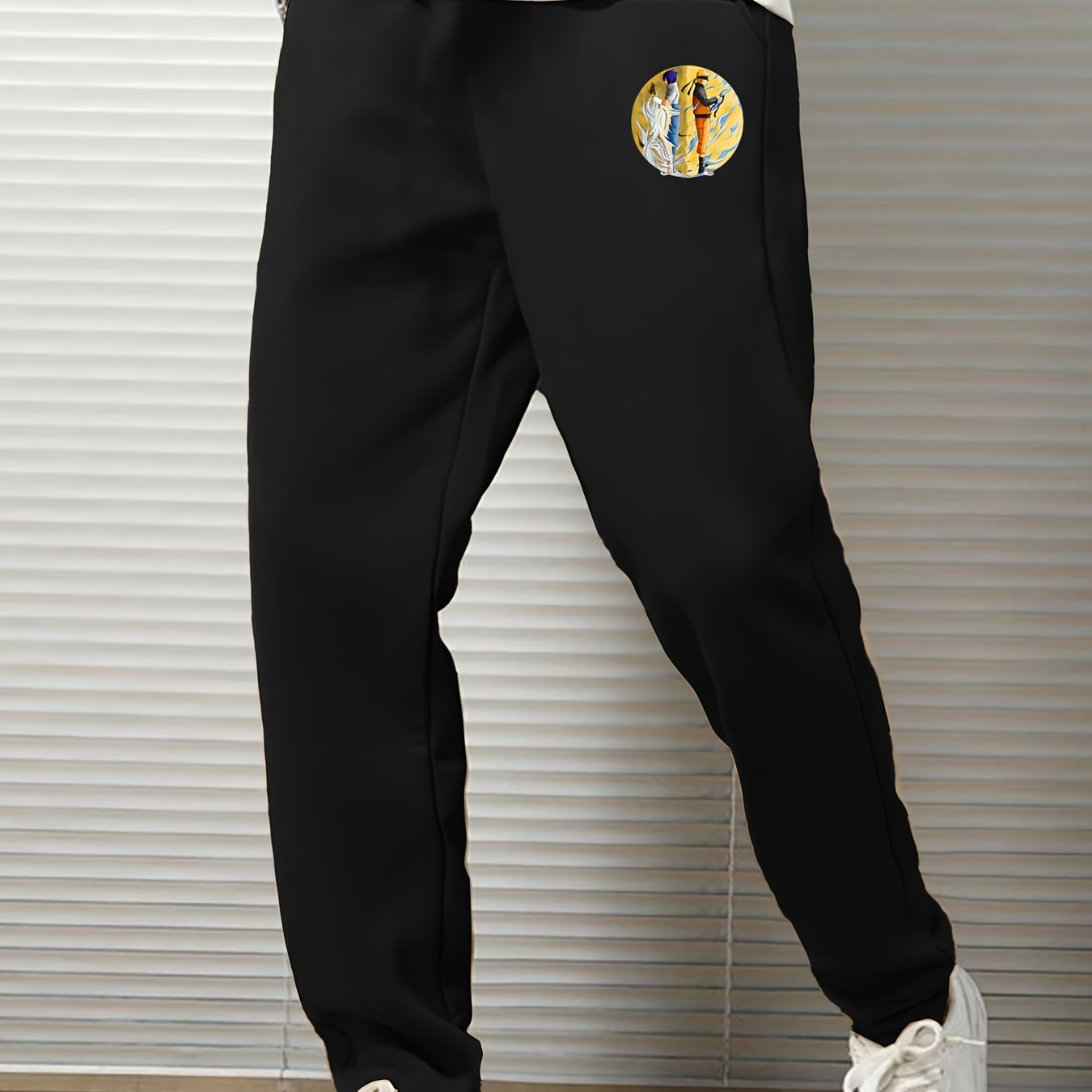 Men's Cartoon Anime Print Sweatpants