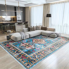 Retro Persian Cashmere Living Room Carpet Sofa Coffee Table Mat