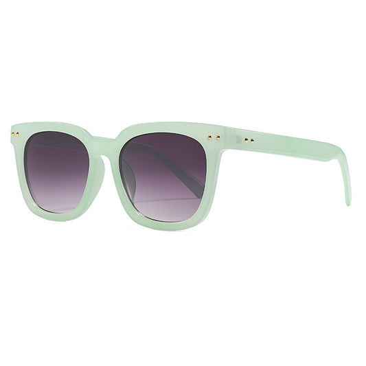 Large Square Frame Sunglasses Women's Gradient Eyewear