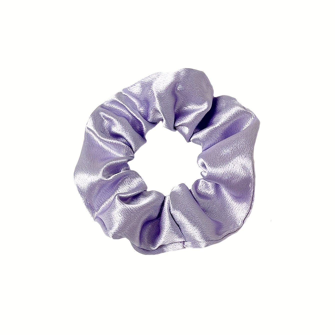6pcs Satin Scrunchies Hair Tie Style Hair Rope Ponytail Holder Women Girls