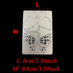 Double Layer Butterfly Metal Cutting Dies Animal Stencil For DIY Card Making