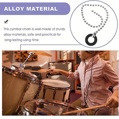 Jazz Drum Cymbal Extension Chain for Special Effects