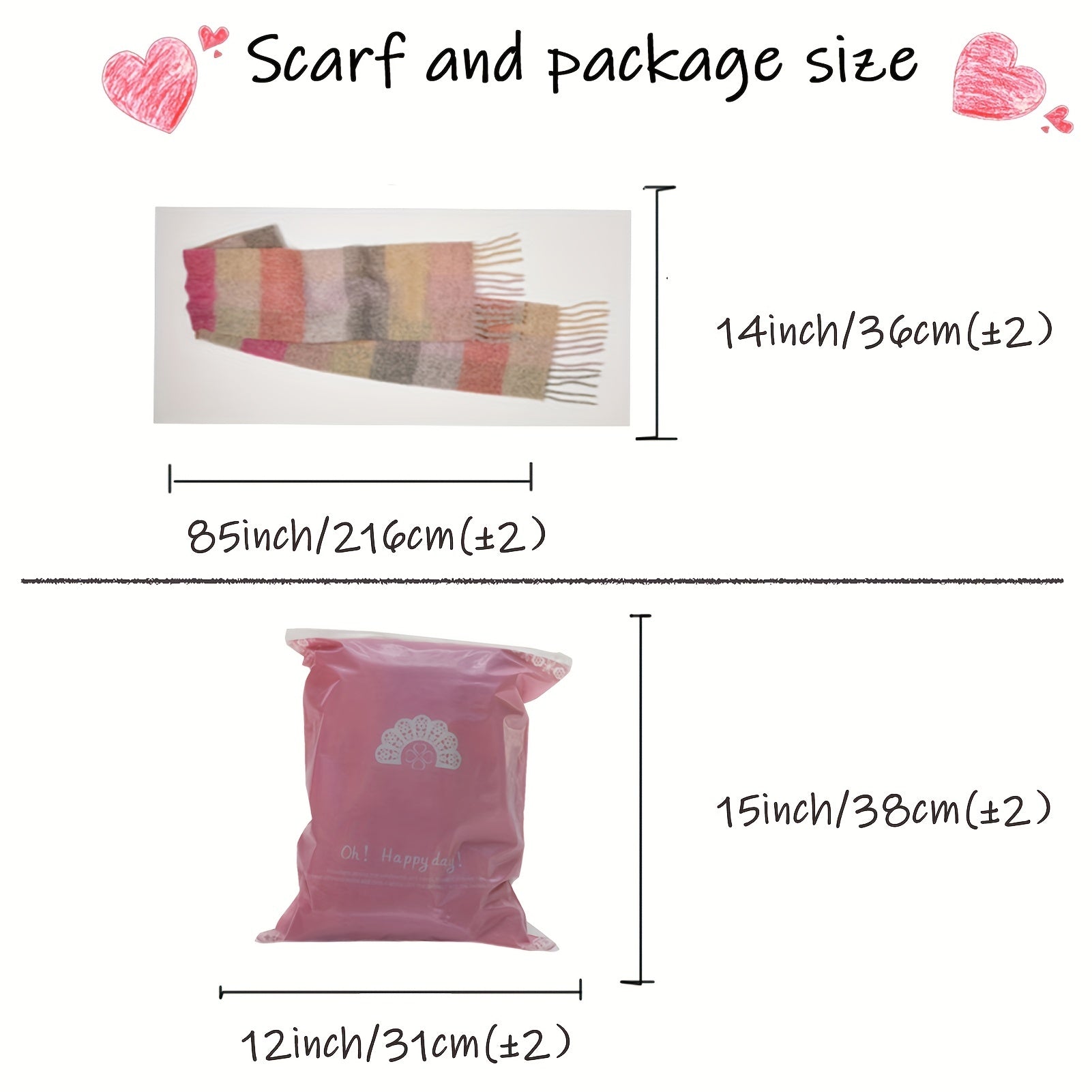 Warm Plaid Shawl Tassel Thick Scarf Windproof Inelasticity