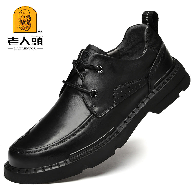 Men's Comfy Loafer Shoes Non-Slip Slip-On Stitch Detail