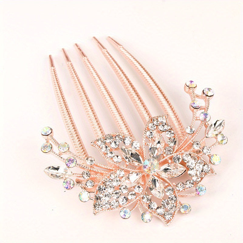 Alloy Artificial Diamond Hair Comb Hair Accessories