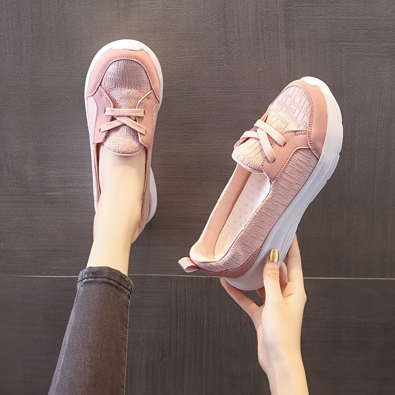 Women's Non Slip Casual Walking Shoes Lightweight Slip on Outdoor Flats