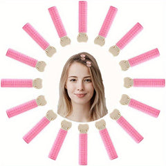 16pcs Volumizing Hair Bang Clip Hair Curler Clip DIY Styling Tool
