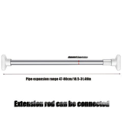 Adjustable Telescopic Stainless Steel Clothes Pole