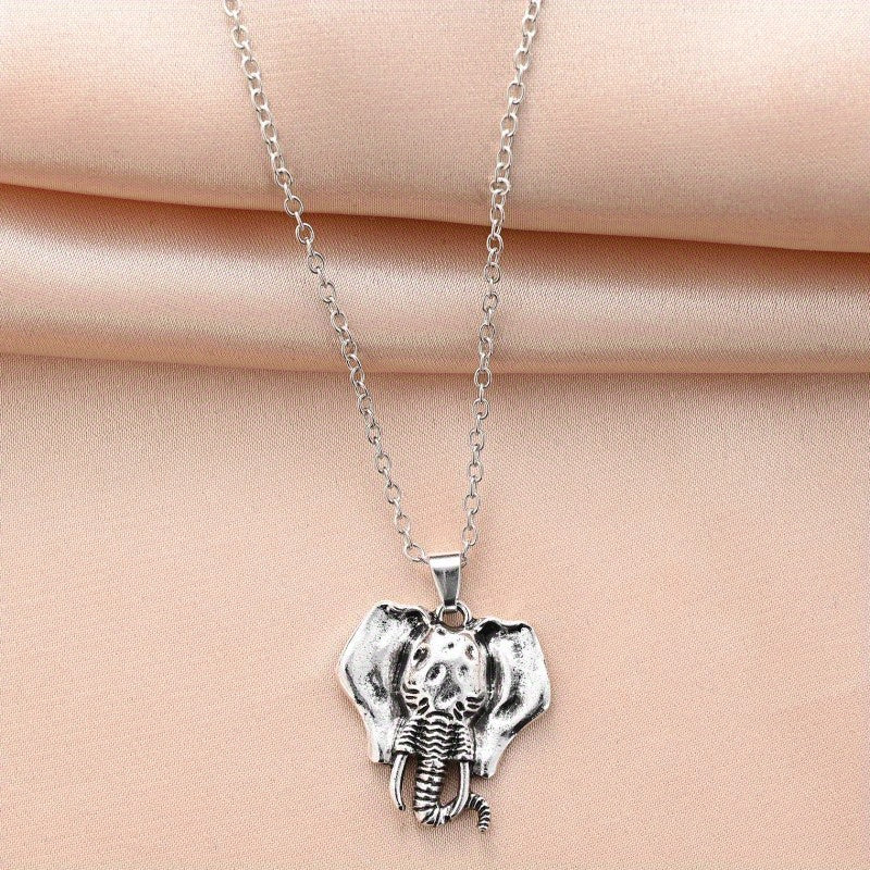 Unisex Elephant Pendant Necklace For Man Women's Holiday Party Jewelry