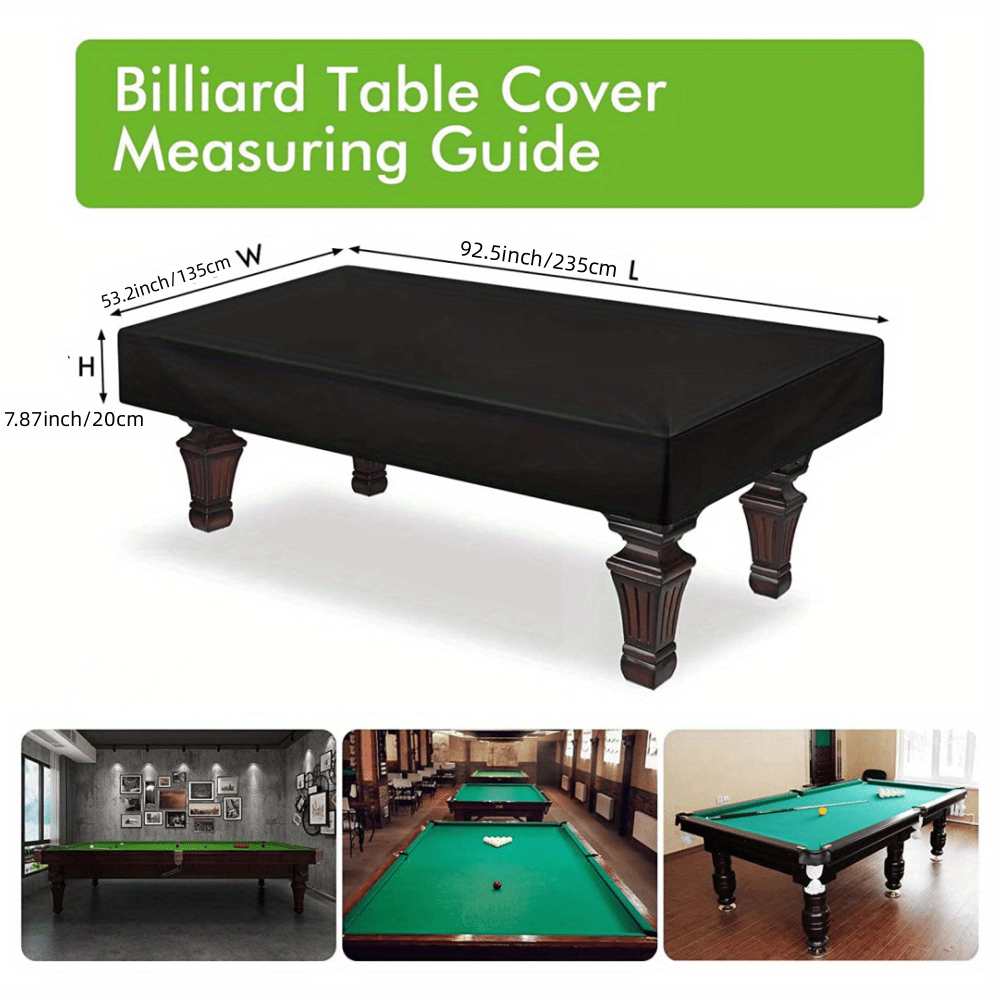 Waterproof Dustproof Pool Billiard Table Cover