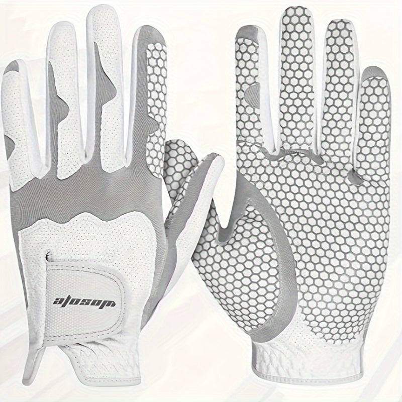 1 Pc Left Hand Golf Gloves Non Slip Breathable Gloves For Golfer