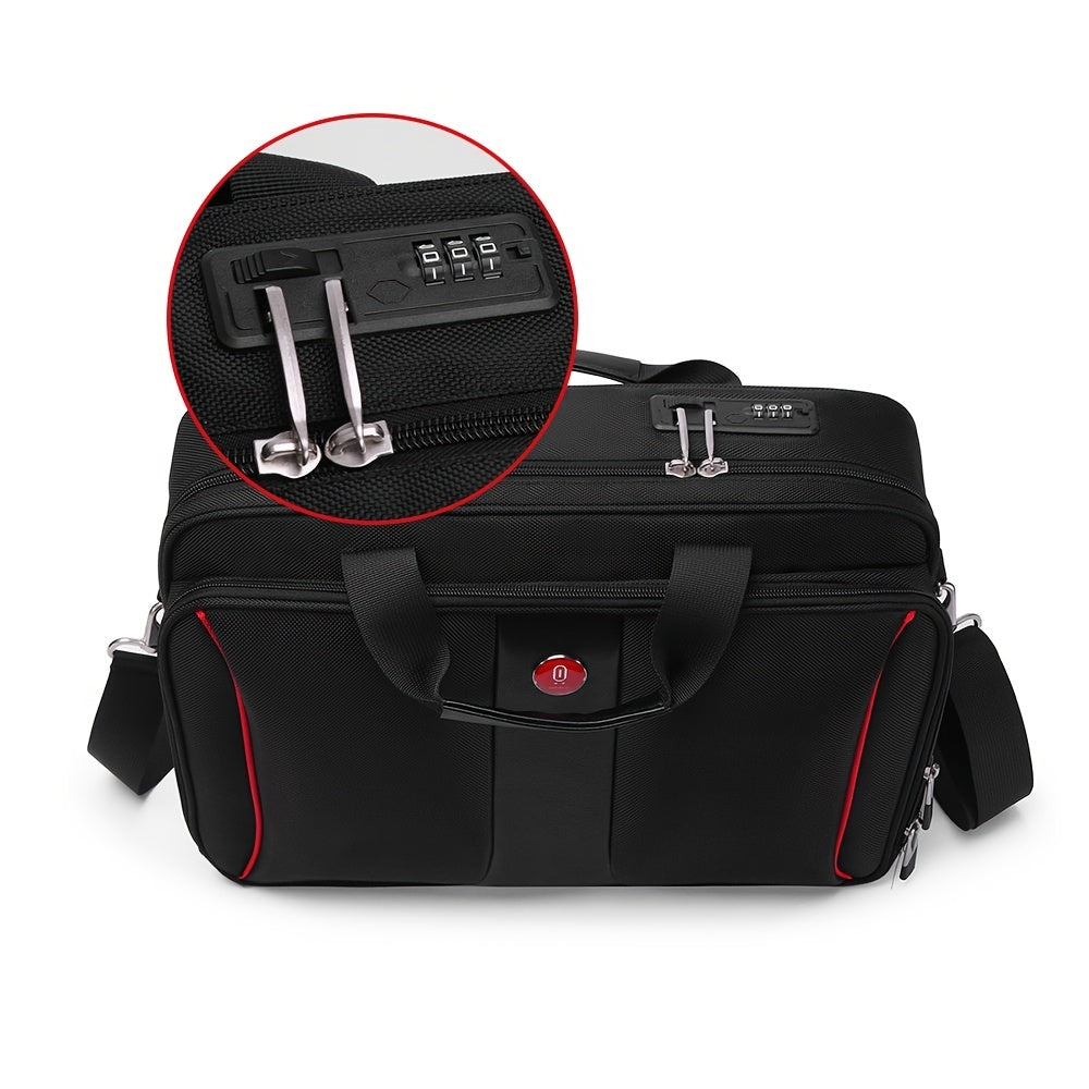 Lightweight Zip Laptop Bag Versatile Satchel Bag