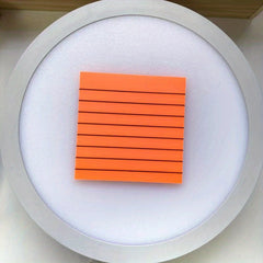 Lined Translucent Sticky Notes 7.62x7.62 cm - Clear Sticky Notes