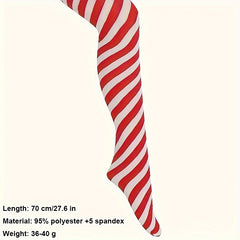 Stripe Long Socks Bow Knee Over Knee Long Socks