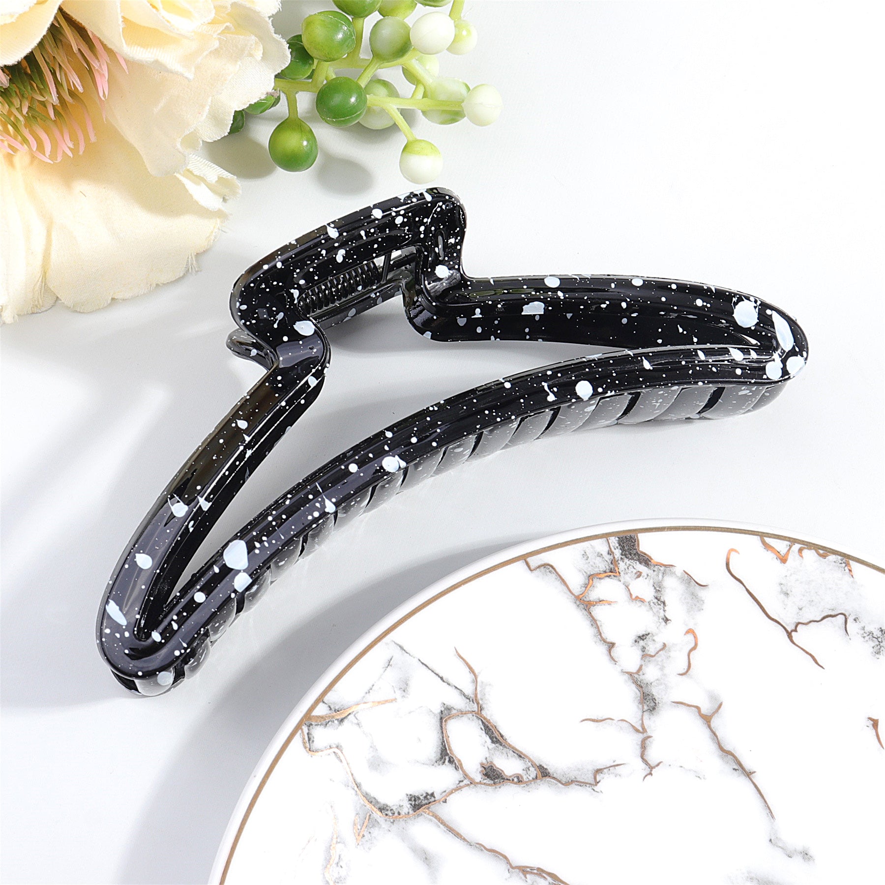 Large Square Crescent Hair Claw Clip Women's Hair Accessories