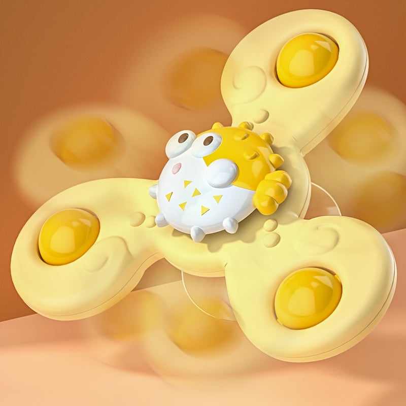 Adorable Baby Bathing Sucker Spinning Swimming Toy