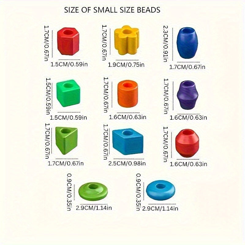 40pcs Colorful Bead String Game Building Blocks for Boys and Girls Party F18