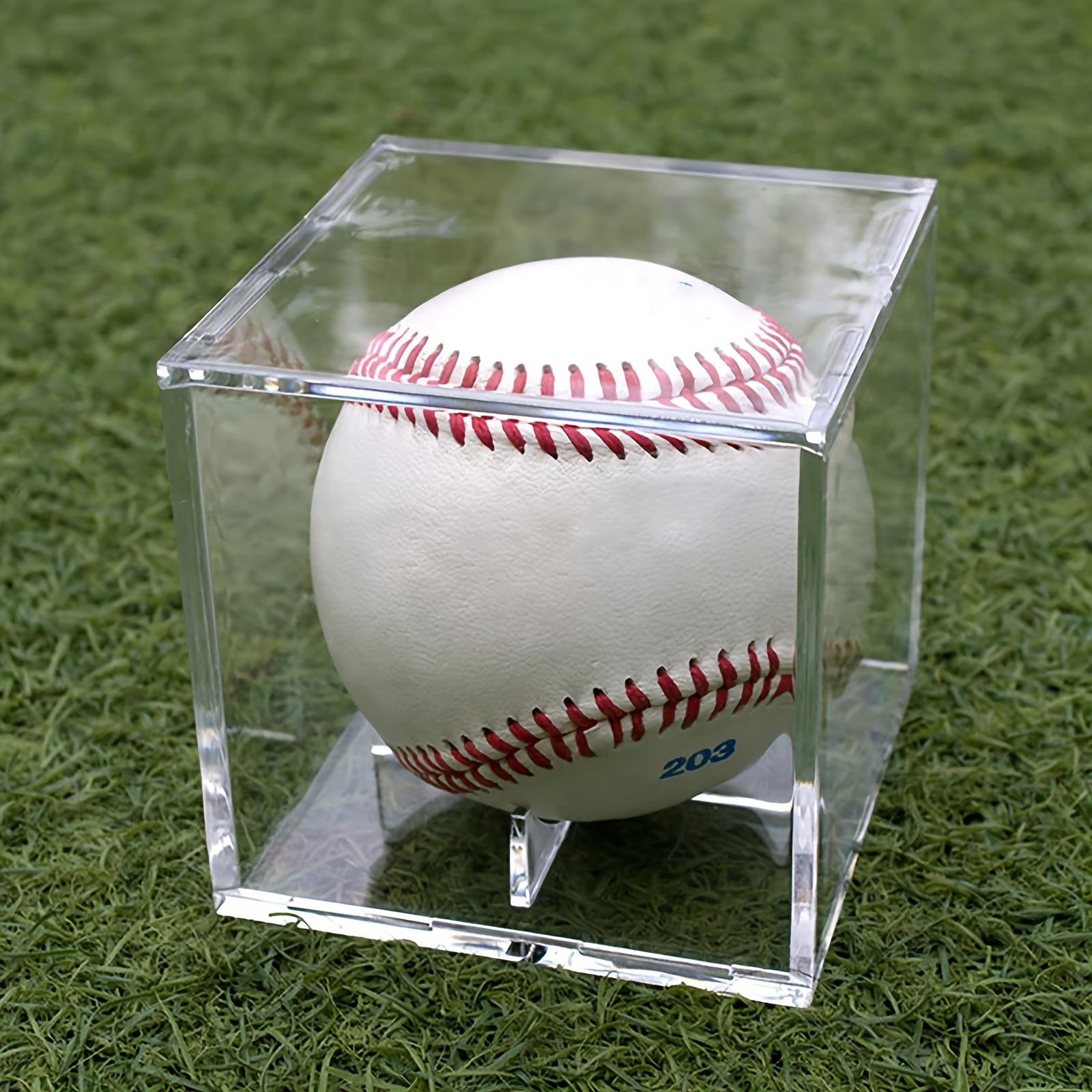 Acrylic Baseball Storage Box Portable Holder Case